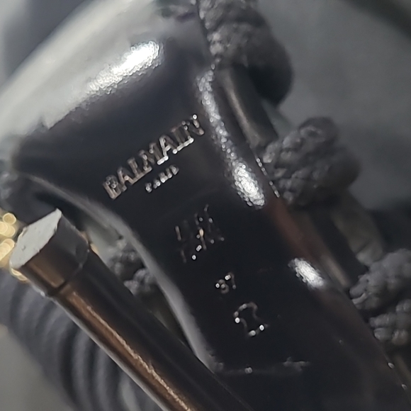 Black scrappy Balmain for H&M - Picture 3 of 7